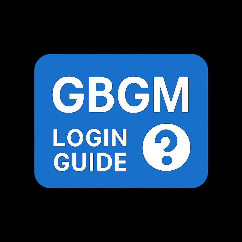 Icon representing GBGM Login Guide, emphasizing user assistance.