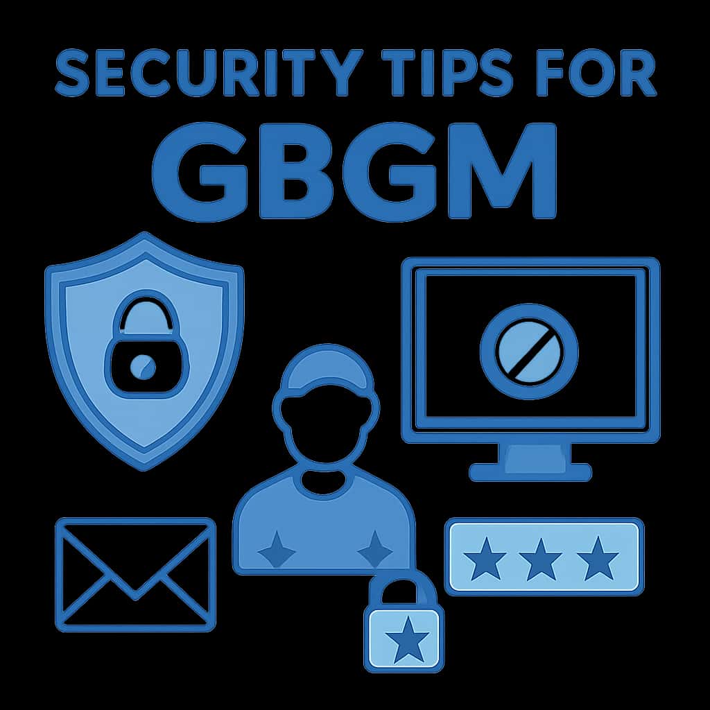 Educational illustration related to GBGM security measures.