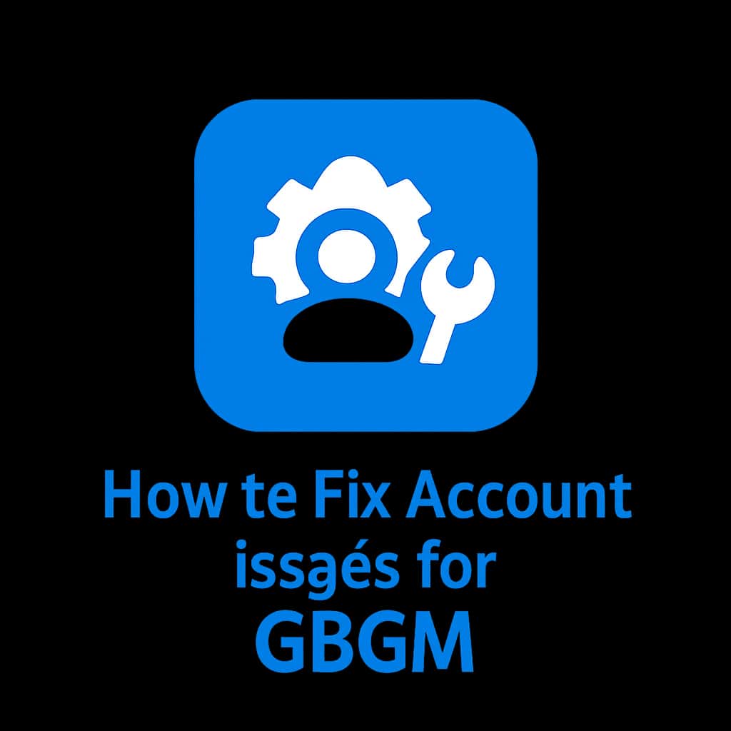 Icon representing help for GBGM account issues.