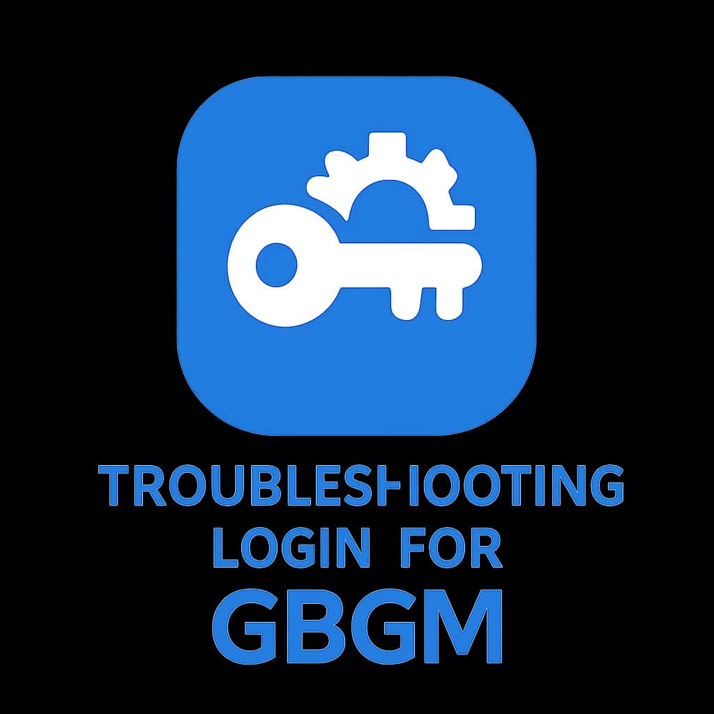 An icon symbolizing assistance with GBGM login issues.