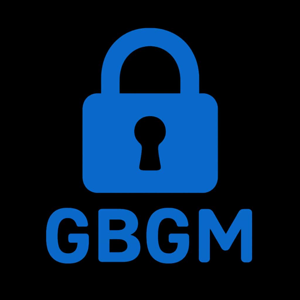 A badge symbolizing the safety of GBGM login.
